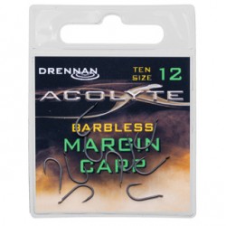 Carlige Drennan - Acolyte Margin Carp Barbless Nr.12 Carlige Drennan - Acolyte Margin Carp Barbless Nr.12